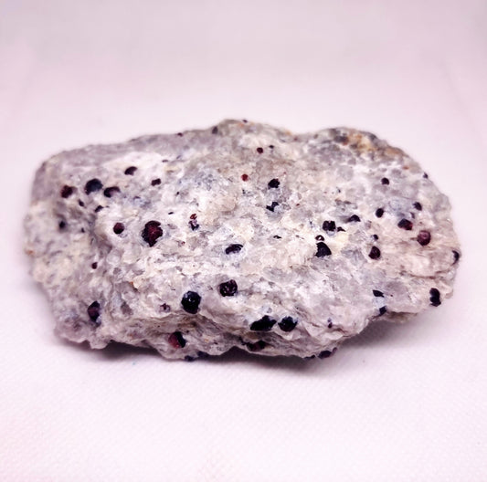 RED PYROPE GARNET ON FELDSPAR SPECIMEN 474 g - LOVE & CREATIVITY
