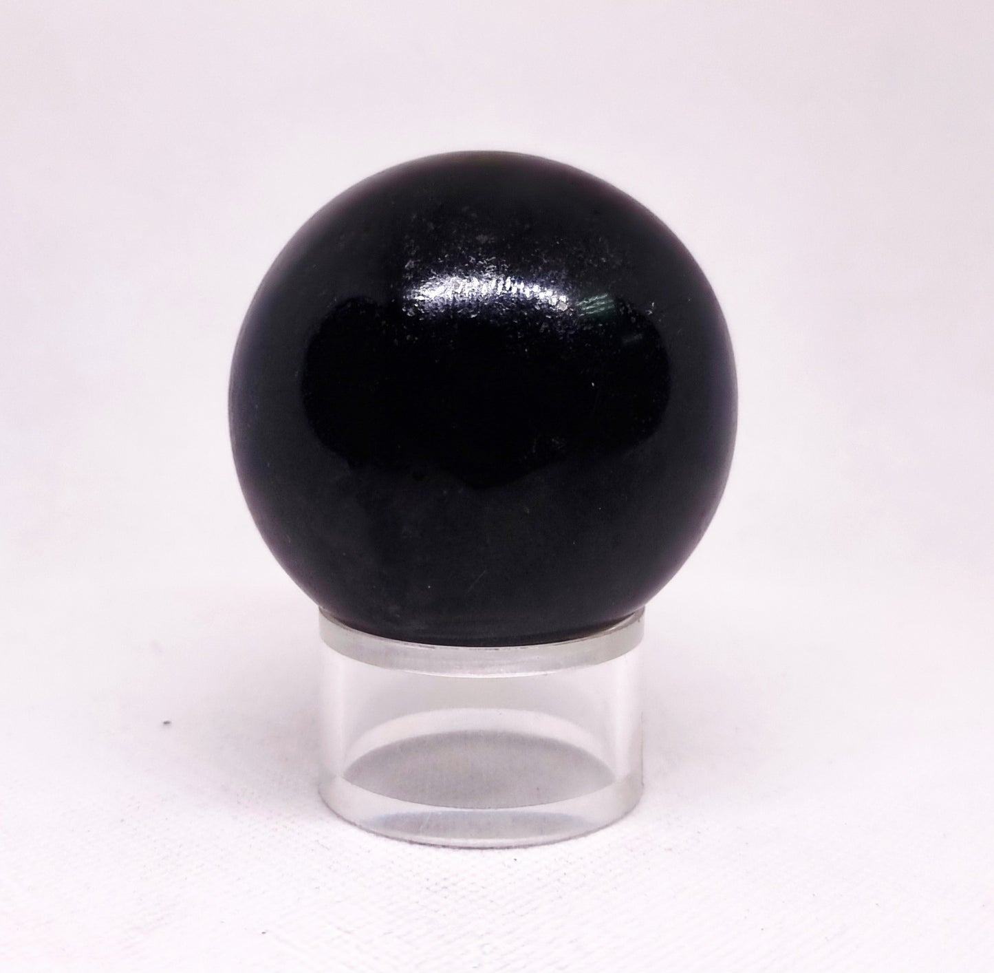 BLACK TOURMALINE POLISHED SPHERE 6 cm - SHAMANIC PROTECTION