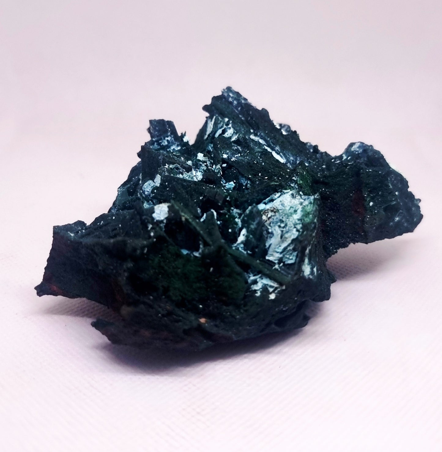 RARE BLADED MALACHITE PSEUDOMORPH SPECIMEN 356 g - HEART HEALER