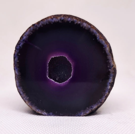 PURPLE AGATE GEODE 236 g - INTUITION & DIVINITY