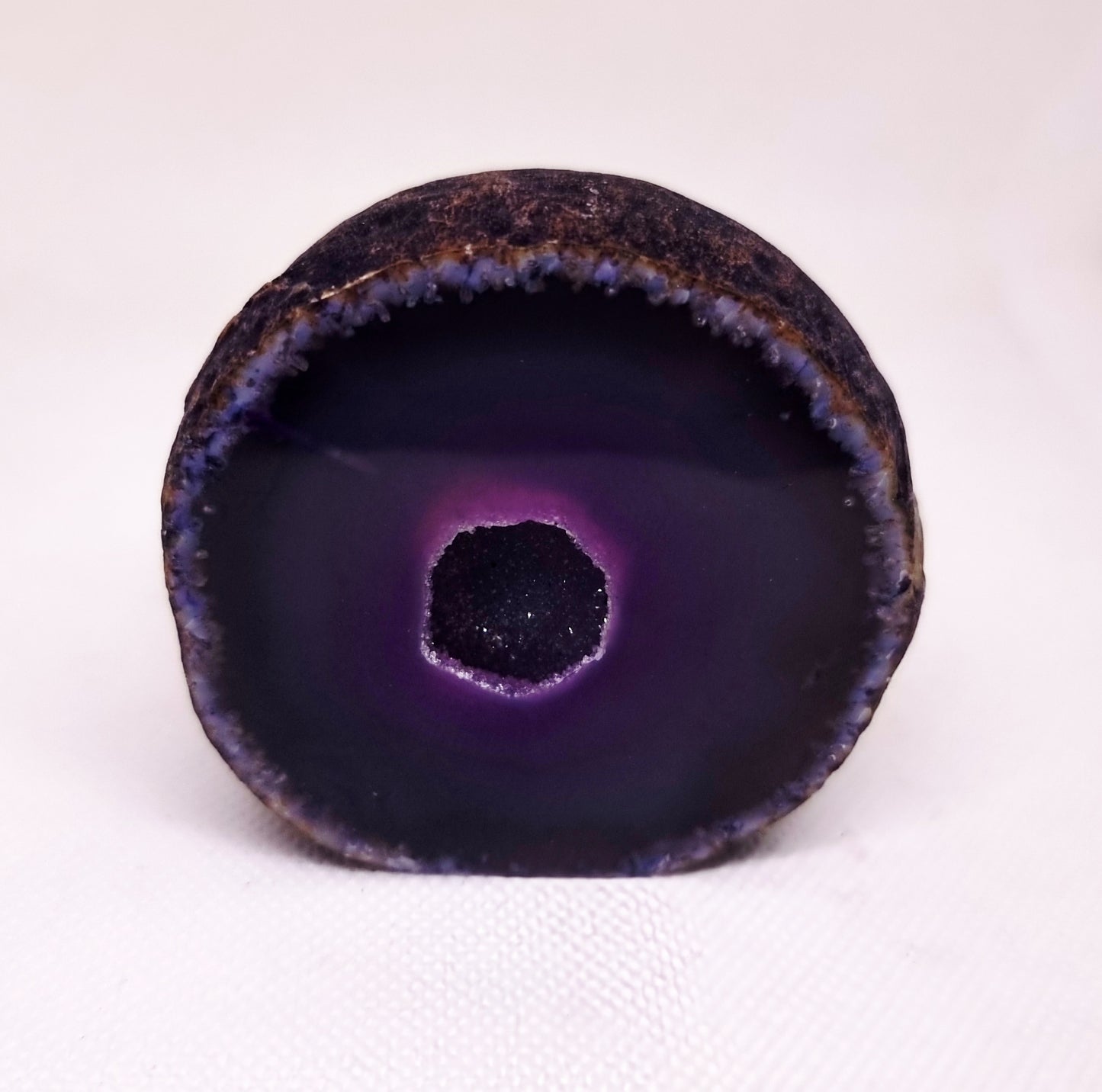 PURPLE AGATE GEODE 236 g - INTUITION & DIVINITY