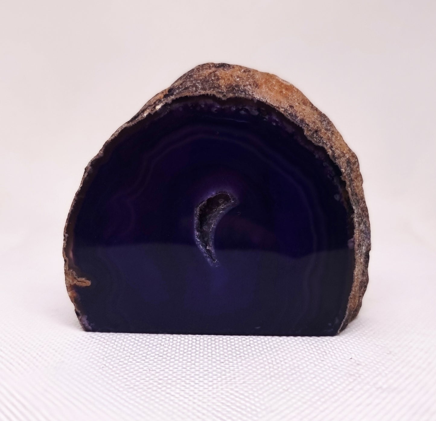 PURPLE AGATE GEODE 232 g - INTUITION & DIVINITY
