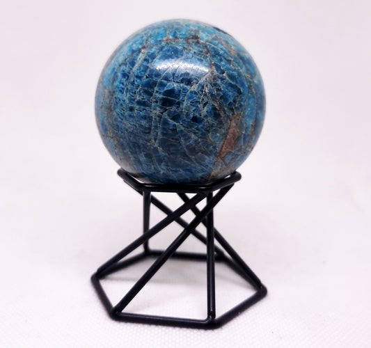 APATITE POLISHED SPHERE 6 cm - THE STONE OF MANIFESTATION