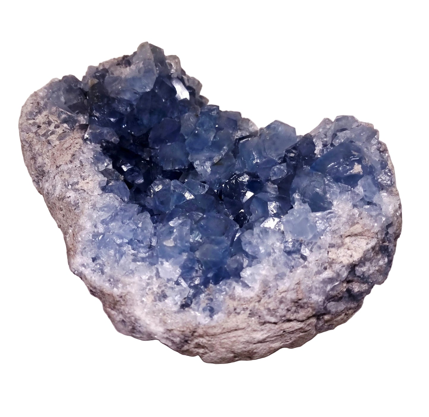 BLUE CELESTITE GEODE CLUSTER 5.3 kg - CLAIRVOYANCE