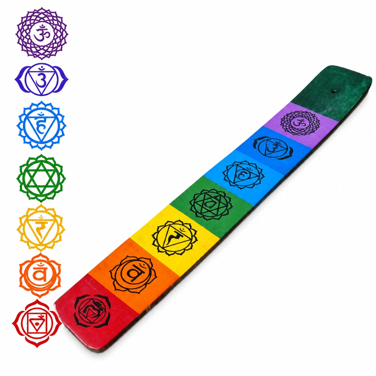CHAKRA INCENSE WOODEN BURNER