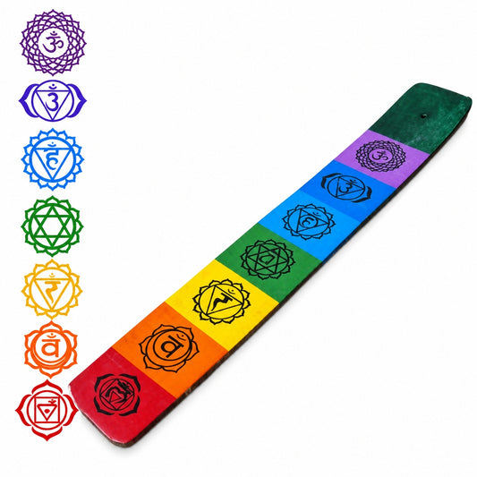 CHAKRA INCENSE WOODEN BURNER