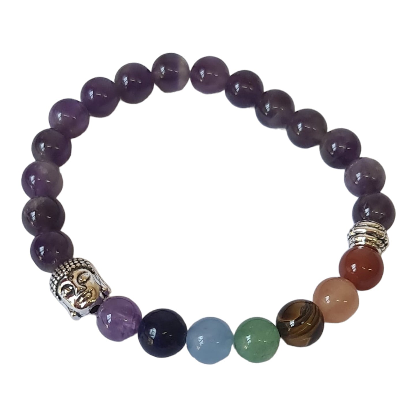 AMETHYST SEVEN CHAKRA BALANCING BRACELET