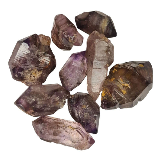AMETHYST DOUBLE TERMINATED POINTS - INTUITION