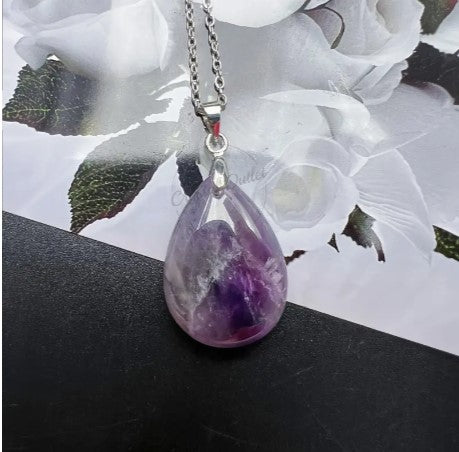 AMETHYST PENDANT NECKLACE  - PSYCHIC ABILITIES