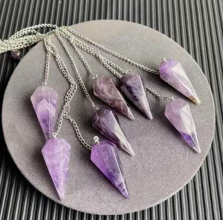 AMETHYST LARGE PENDULUM - DIVINATION