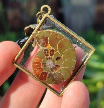 AMMONITE HANDCRAFTED NECKLACE - ANCIENT WISDOM