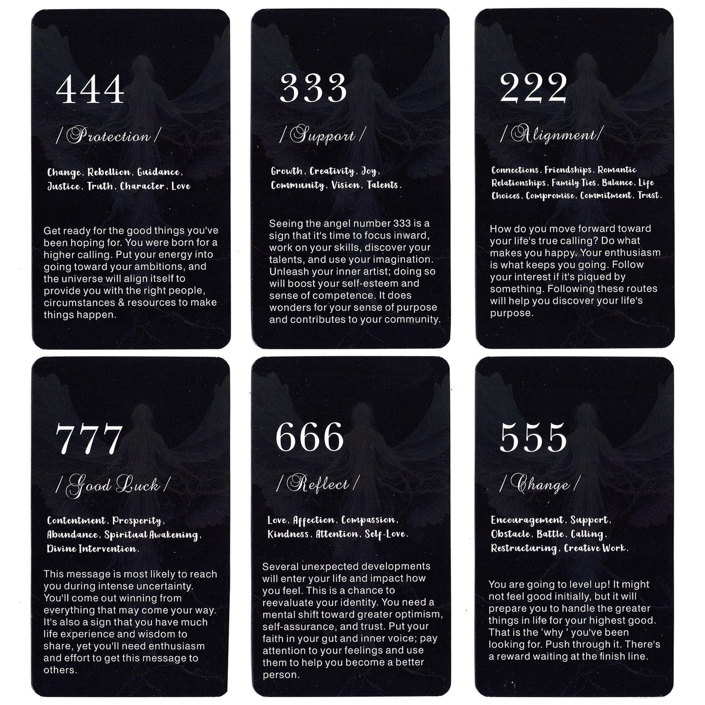 ANGEL NUMBERS ORACLE CARDS