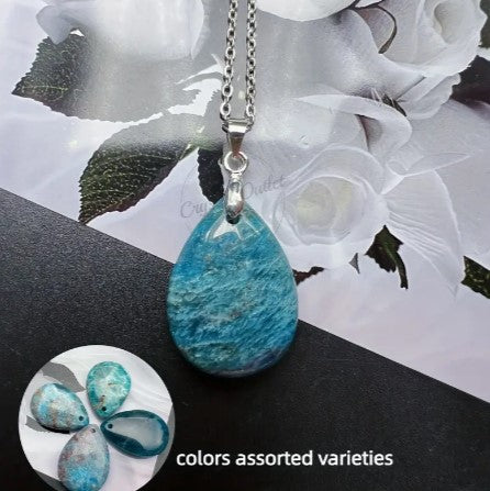 APATITE PENDANT NECKLACE - THE STONE OF MANIFESTATION