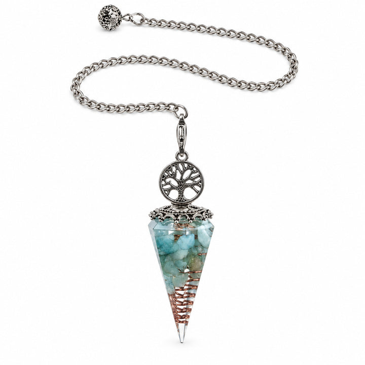 AQUAMARINE TRIANGLE PENDULUM
