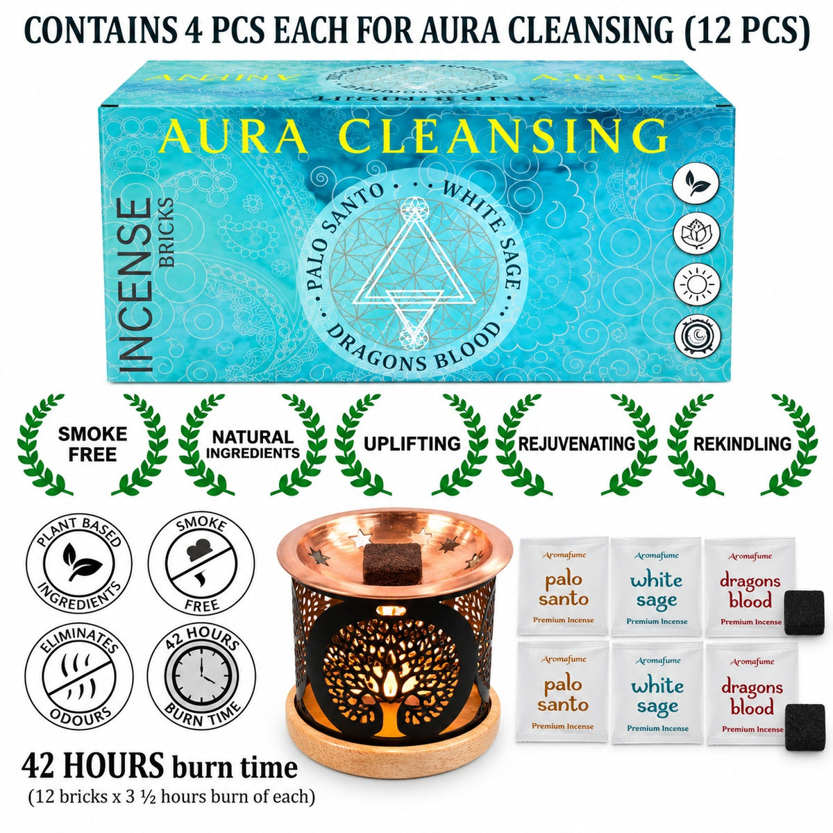AURA CLEANSING BRICKS SET - ENERGY HEALING