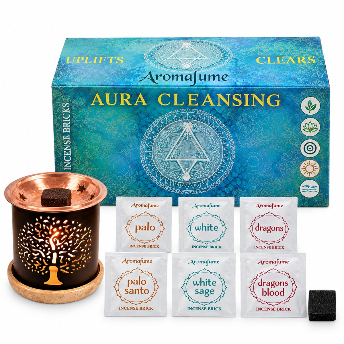 AURA CLEANSING BRICKS SET - ENERGY HEALING