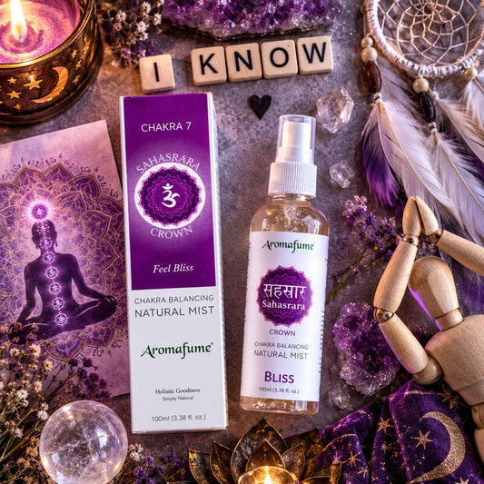 CROWN CHAKRA NATURAL MIST SPRAY - I KNOW