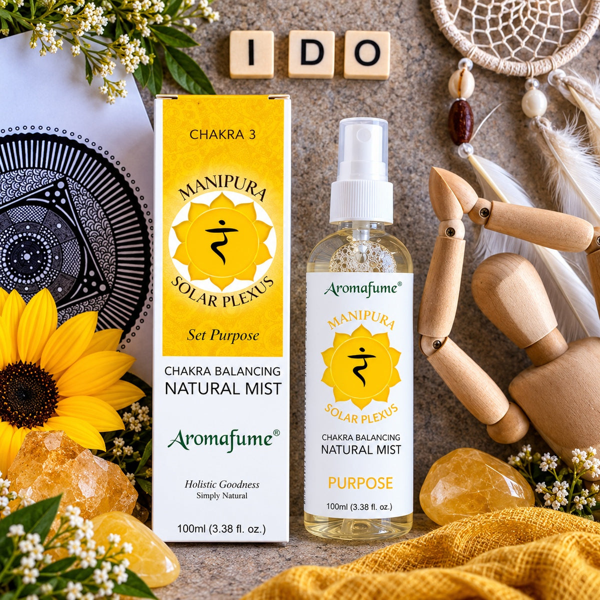 SOLAR PLEXUS CHAKRA NATURAL MIST SPRAY - I DO