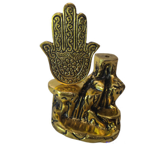 BACKFLOW HAMSA HAND CONE BURNER