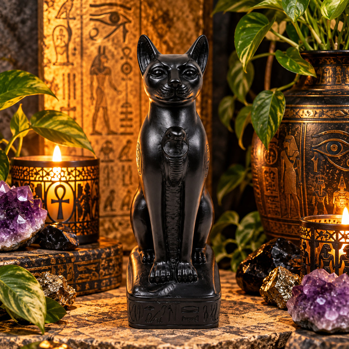 EGYPTIAN BASTET STATUE SMALL