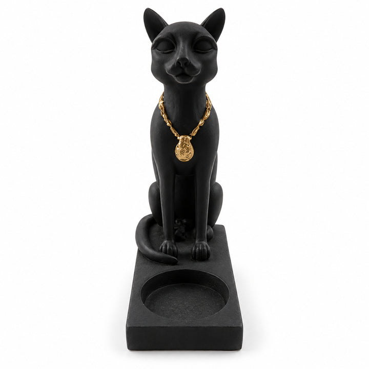 EGYPTIAN BASTET TEALIGHT OR GEMSTONE HOLDER