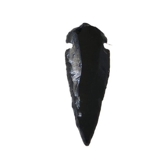 BLACK OBSIDIAN ARROWHEAD 8 cm - PROTECTION