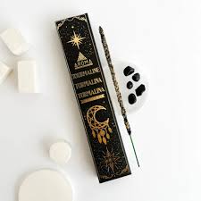 BLACK TOURMALINE CRYSTAL SCENTS INCENSE SMUDGE STICKS