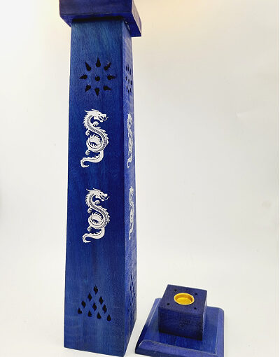 BLUE DRAGON TOWER INCENSE BOX