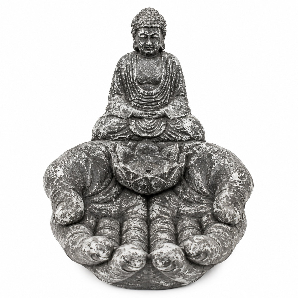 BUDDHA HAND ASH CATCHER AND INCENSE BURNER