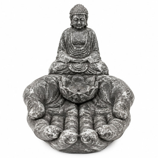 BUDDHA HAND ASH CATCHER AND INCENSE BURNER