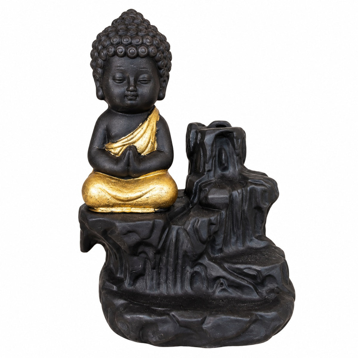 BACKFLOW BUDDHA GOLD & BLACK BURNER