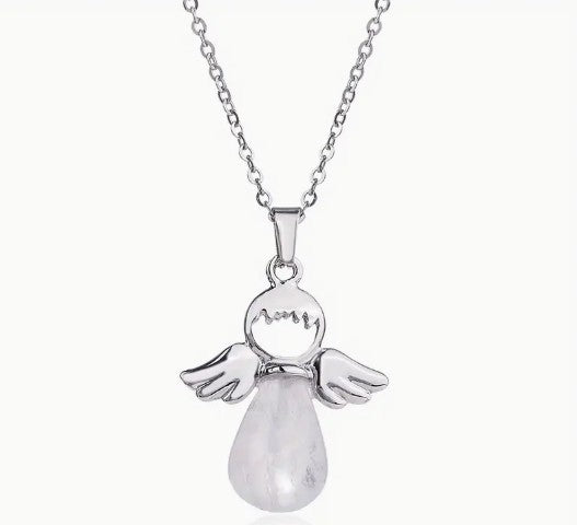 Angel Clear Quartz Necklace - Wildlings Crystals South Africa