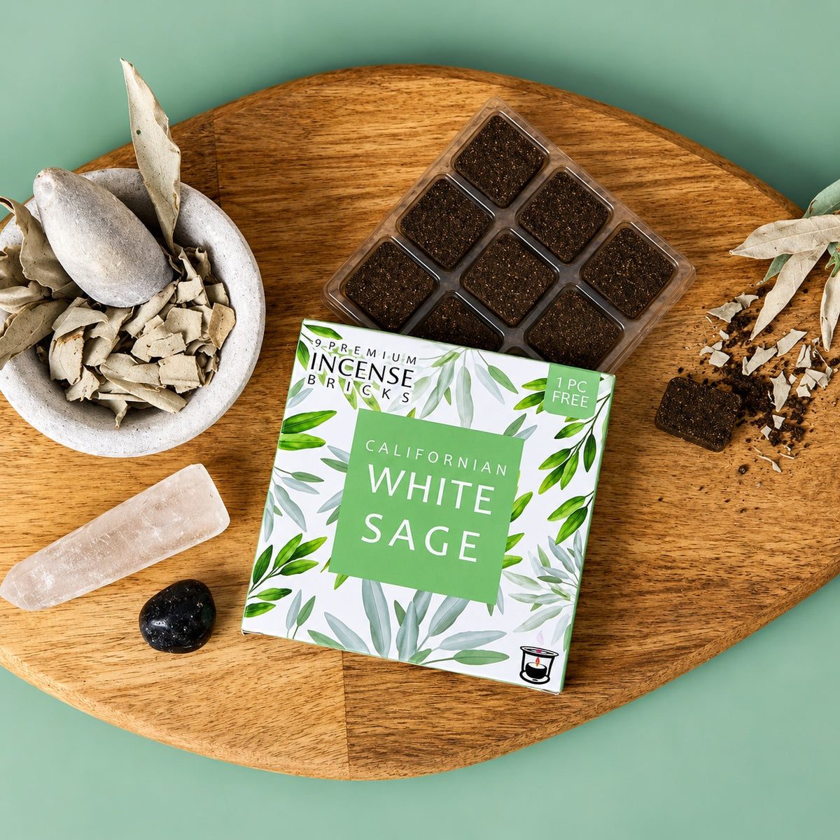 INCENSE BRICKS - CALIFORNIAN WHITE SAGE