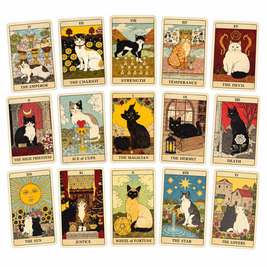 CATS RULE THE EARTH TAROT DECK - DIVINATION