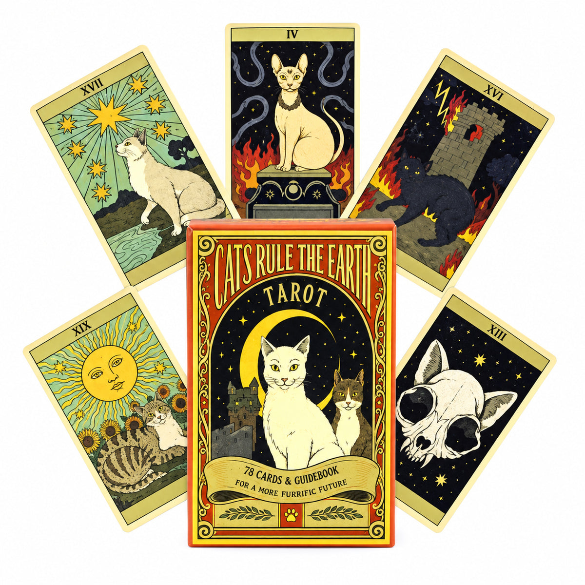 CATS RULE THE EARTH TAROT DECK - DIVINATION