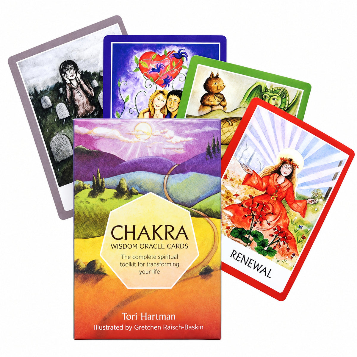 Chakra Wisdom Oracle Cards - Wildlings Crystals South Africa
