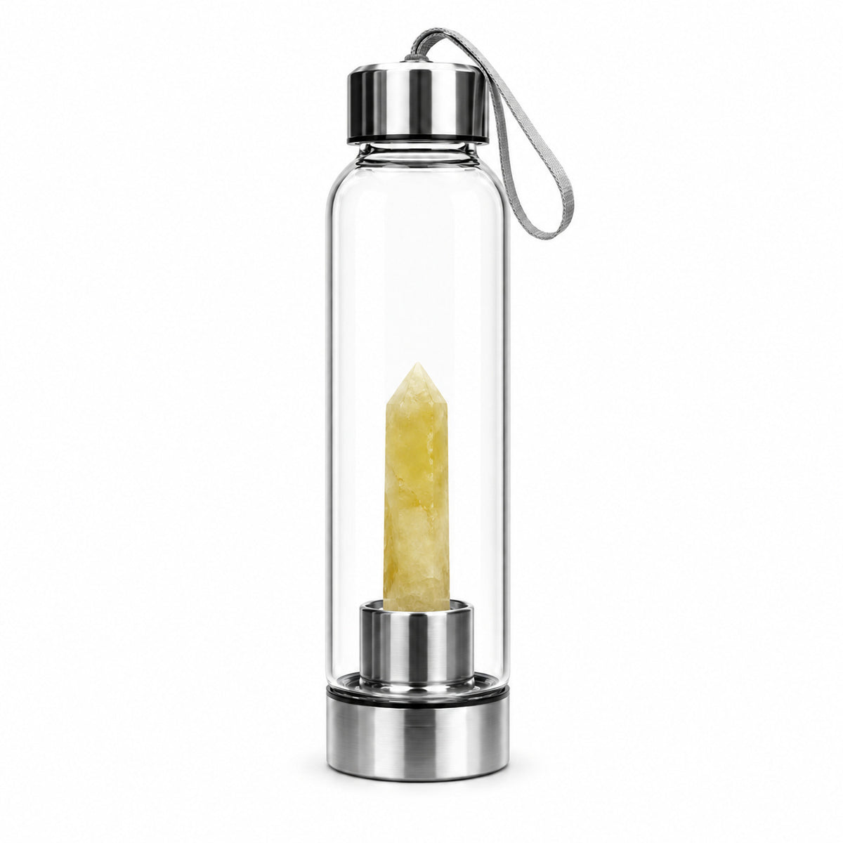 CITRINE WATER BOTTLE - WEALTH & PROSPERITY