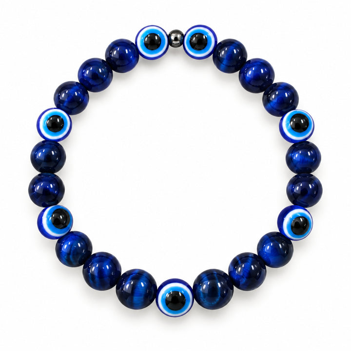 AGAINST EVIL EYE DARK BLUE BRACELET