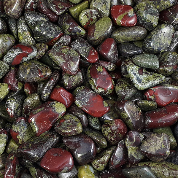 Dragon Bloodstone Jasper Pocket Stone - Wildlings Crystals South Africa