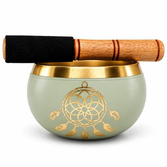 DREAMCATCHER TIBETAN BRASS SINGING BOWL SML