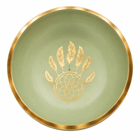 DREAMCATCHER TIBETAN BRASS SINGING BOWL SML