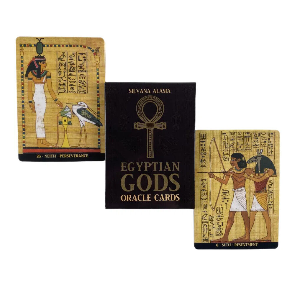 EGYPTIAN GODS ORACLE CARDS POCKET SIZE - DIVINATION