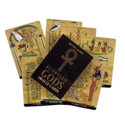 EGYPTIAN GODS ORACLE CARDS POCKET SIZE - DIVINATION