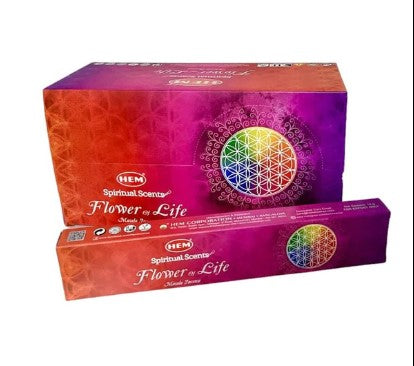 HEM FLOWER OF LIFE INCENSE STICKS