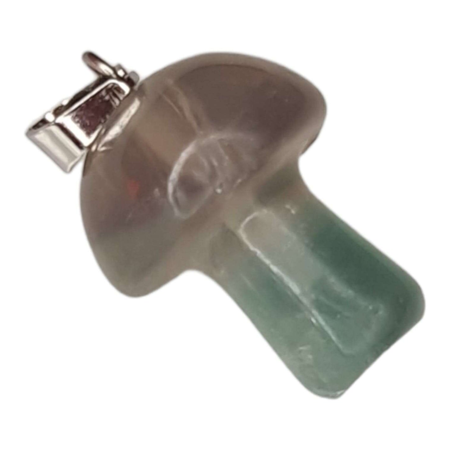 FLUORITE MUSCHROOM PENDANT - CLARITY