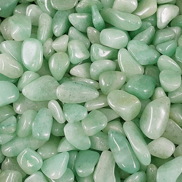 GREEN AVENTURINE POCKET STONE - PROSPERITY & GOOD FORTUNE