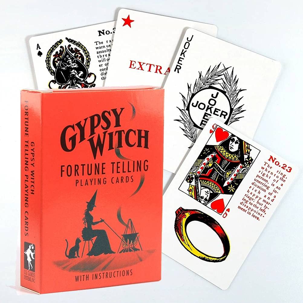 GYPSY WITCH FORTUNE TELLING TAROT CARDS