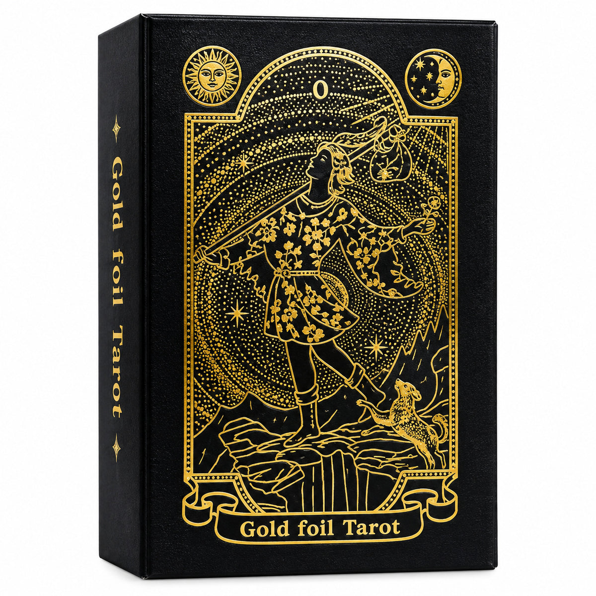 Gold Foil Tarot Card Deck - Wildlings Crystals South Africa