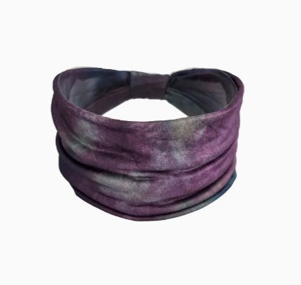 HEADBAND TIE DYE PURPLE