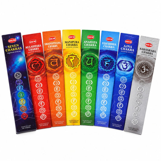 SEVEN CHAKRAS INCENSE STICKS HEM